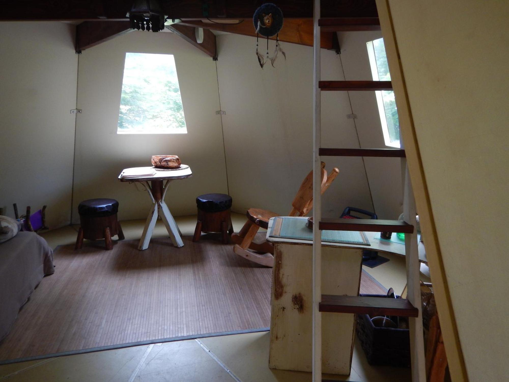 Aux Tipis De La Riviere Sauvage Villa Saint Romain Buitenkant foto